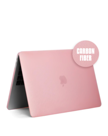Carbon Fiber Protective Case (PINK) for Macbook Pro 13.3 (A1706 / A1708 / A1989 / A2159 / A2289 / A2251 / A2338) (Only Ground Shipping)