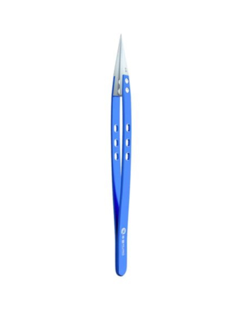 MIJING High Temperature Resistance Anti-Static Ceramic Tweezer - Straight Head