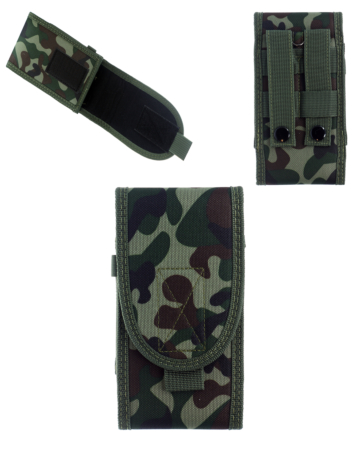 Horizontal 6" Phone Pouch Case - ARMY (Only Ground Shipping)