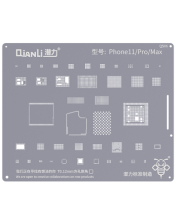 QianLi Bumblebee QS06 Stencil for iPhone 11 / 11P / 11PM  (Not Returnable)