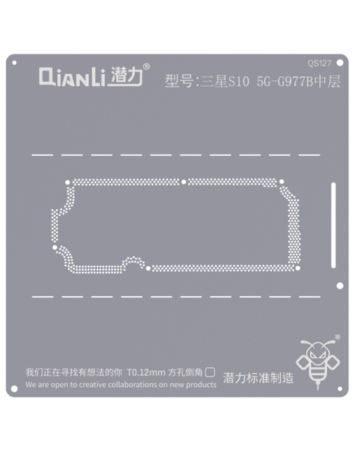 Buy the QianLi Bumblebee QS127 middle layer stencil for the Galaxy S10 5G, International version, not returnable.