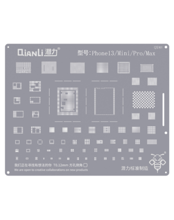 Shop the QianLi Bumblebee QS161 Stencil for iPhone 13 Mini 13 13P 13PM Not Returnable.
