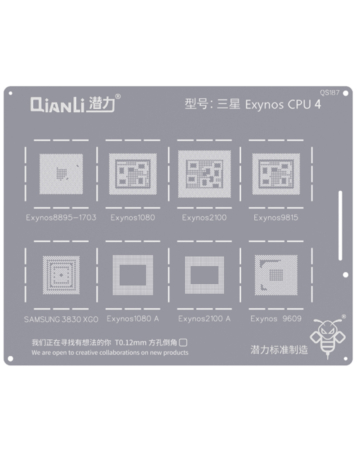 QianLi Bumblebee QS187 Stencil CPU Samsung Exynos for Android Devices (Not Returnable)
