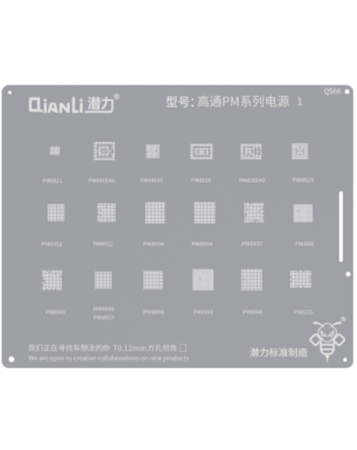 QianLi Bumblebee QS66 Stencil for Qualcomm PM Series 1 for Android Devices (Not Returnable)