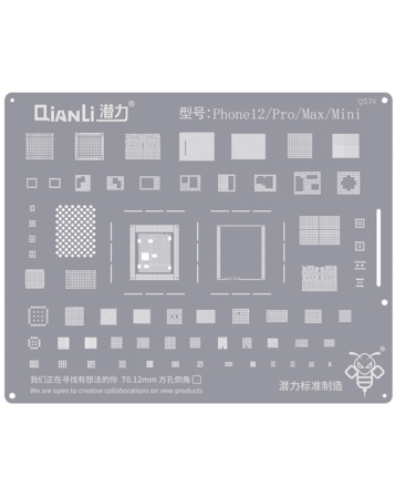 Grab the wholesale deals on the QianLi Bumblebee QS74 Stencil for iPhone 12 Mini 12 12P 12 PM Not Returnable.






