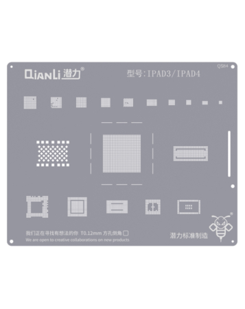 QianLi Bumblebee QS84 Stencil for iPad 3 / iPad 4 (Not Returnable)