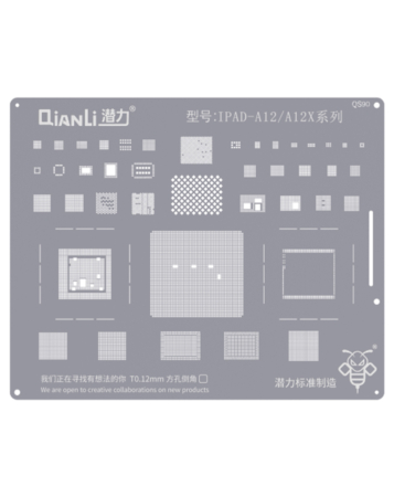 QianLi Bumblebee QS90 Stencil for iPad (A12/A12X) (Not Returnable)