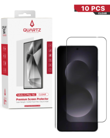 QUARTZ Clear Tempered Glass for Motorola Moto G 5G (XT2613-1 / 2026) / G Play 5G (XT2615-1 / 2026) (