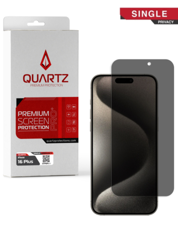 Shop the Quartz Matte Tempered Glass for iPhone 16 Plus Pack of 10.