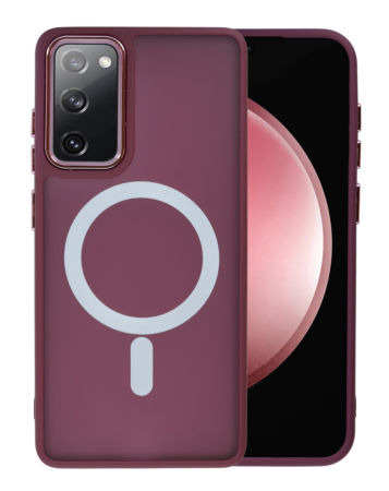 Galaxy S20FE New Magnetic Wireless Charging Case - CHERRY (Only Ground Shipping)