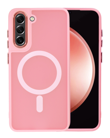 Galaxy S21FE New Magnetic Wireless Charging Case - PINK (Only Ground Shipping)