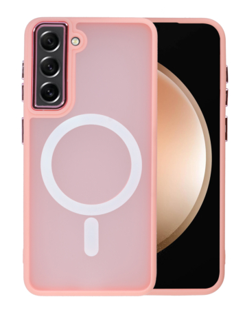 Galaxy S22 New Magnetic Wireless Charging Case - PINK (Only Ground Shipping)