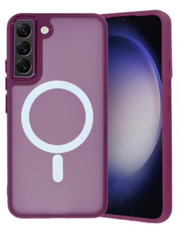 Galaxy S22 Plus New Magnetic Wireless Charging Case - CHERRY (Only Ground Shipping)