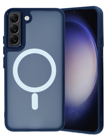 Galaxy S22 Plus New Magnetic Wireless Charging Case - NAVY BLUE (Only Ground Shipping)