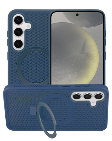 Galaxy S23FE Heat Dissipation Case with Kickstand - BLUE (Only Ground Shipping)