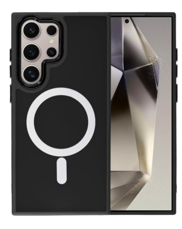 Galaxy S23 Ultra New Magnetic Wireless Charging Case - BLACK (Only Ground Shipping)