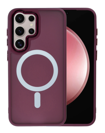 Galaxy S26 Ultra New Magnetic Wireless Charging Case - CHERRY (Only Ground Shipping)
