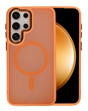Galaxy S26 Ultra New Magnetic Wireless Charging Case - ORANGE (Only Ground Shipping)