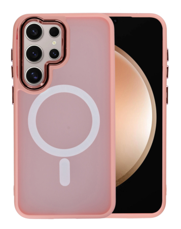 Galaxy S26 Ultra New Magnetic Wireless Charging Case - PINK (Only Ground Shipping)