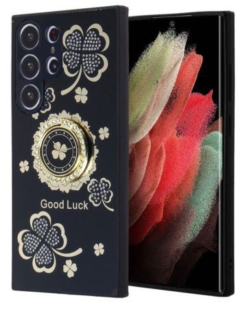 Galaxy S26 Ultra Luxury Diamond Shiny Cases - BLACK (Only Ground Shipping)