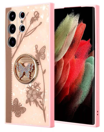 Galaxy S26 Ultra Luxury Shiny Cases - PINK (Only Ground Shipping)
