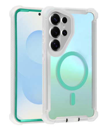 Laser Magnetic Shockproof Colorful Case  - BLUE  for Galaxy S26 Ultra (Only Ground Shipping)