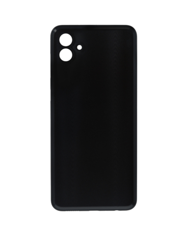 Purchase the black Back Glass with Camera Lens and Adhesive for Galaxy A04 A045 2022 with no logo.
