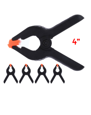 Plastic Spring Clamps 4 inch (10 Pcs) (Only Ground Shipping)