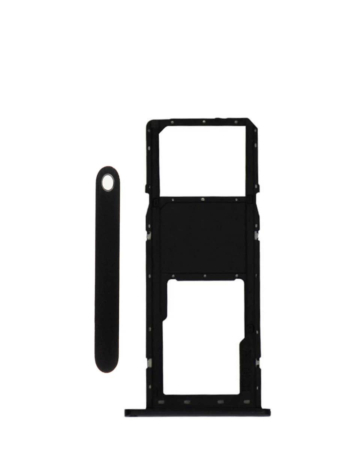 Order the Dual Sim Card Tray for the Galaxy A01 A015 2019 in Black.