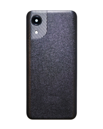 Back Glass with Camera Lens and Adhesive for Galaxy A03 Core (A032 / 2021) (NO LOGO) (BLACK)