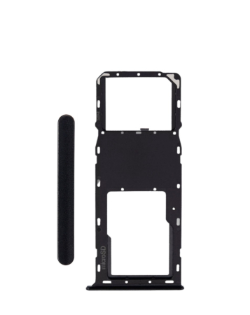 Order the black Single Sim Card Tray for Galaxy A03S A037U 2021.