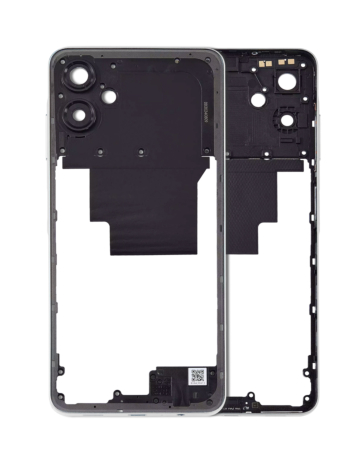 Order the white Mid-Frame Housing with NFC for Galaxy A06 A065 2024.