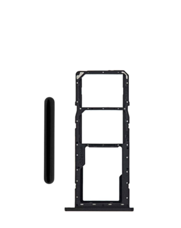Order the Single Sim Card Tray for Galaxy A11 A115 2020 in black.
