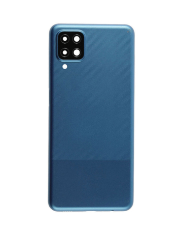 Purchase the Back Glass with Camera Lens and Adhesive for Galaxy A12 A125 2020 No Logo in blue.
