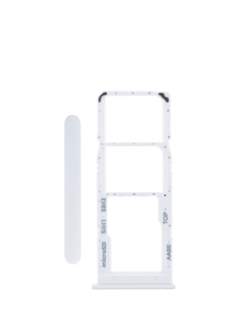 Order the Dual Sim Card Tray for Galaxy A12 A125 2020 in white.