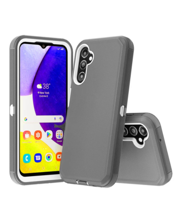 Heavy Duty Case for Galaxy A15 (DARK GRAY & WHITE) (Only Ground Shipping)