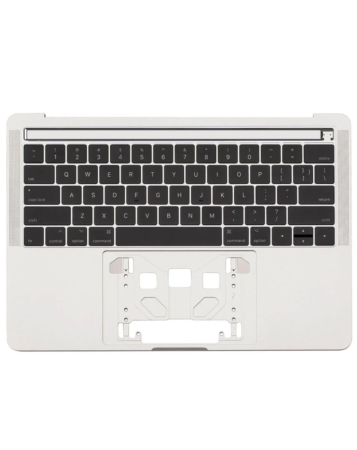 Top Case with US Keyboard (SILVER) for MacBook Pro 13" Touch Bar (A1706 / Late 2016 / Mid 2017)