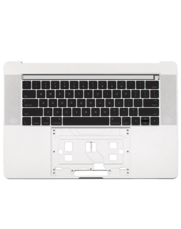 Top Case with US Keyboard (SILVER) for MacBook Pro 15" with Touch Bar (A1707 / Late 2016 / Mid 2017)