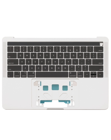 Top Case with US Keyboard (SILVER) for MacBook Pro 13" with Touch Bar (A1989 / Late 2018 / Early 2019)