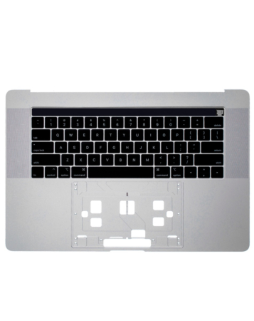 Top Case with US Keyboard (SILVER) for MacBook Pro 15" Touch Bar (A1990 / Late 2018 / Early 2019)