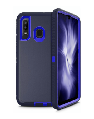 Heavy Duty Case for Galaxy A50s / A50 / A30s / A30 / A20 (NAVY BLUE) (Only Ground Shipping)