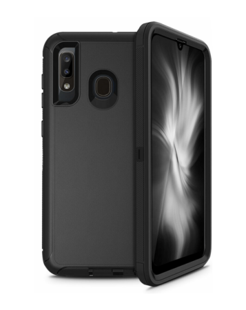 Heavy Duty Case for Galaxy A50s / A50 / A30s / A30 / A20 (BLACK) (Only Ground Shipping)