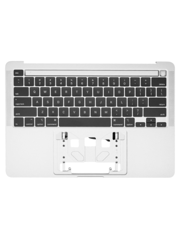Top Case with US Keyboard (SILVER) for MacBook Pro 13" (A2251 / Mid 2020)