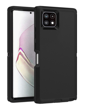 Heavy Duty Case for Galaxy A22 5G (BLACK) (Only Ground Shipping)