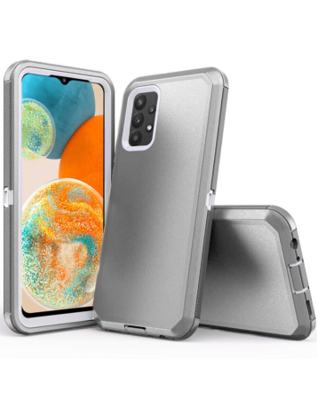 Heavy Duty Case for Galaxy A23 5G (GRAY & WHITE) (Only Ground Shipping)