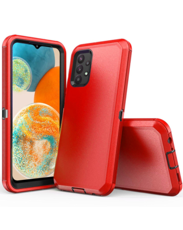 Heavy Duty Case for Galaxy A23 5G (RED & BLACK) (Only Ground Shipping)