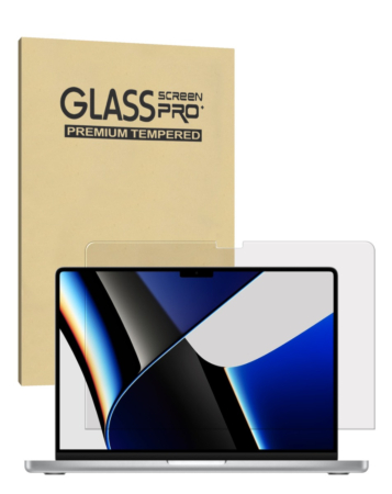 Clear Tempered Glass for MacBook Pro 14'' (A2442 / A2779 / A2918 / A2992 / A3112 / A3401 / A3185) (2.5D / 1 Piece)