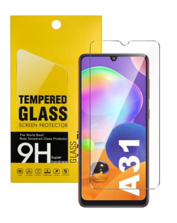 Shop the Clear Tempered Glass for Galaxy A31 A315, Case Friendly, 2.5D, 1 piece.

