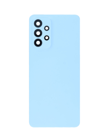 Back Glass with Camera Lens and Adhesive for Galaxy A33 5G (A336 / 2022) (NO LOGO) (BLUE)