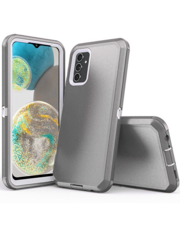 Heavy Duty Case for A54 5G (DARK GRAY & WHITE) (Only Ground Shipping)